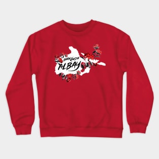 Born and Raised - Albay, Philippines (Red) Crewneck Sweatshirt